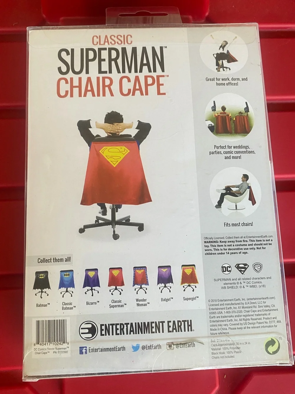 DC packaging novelty